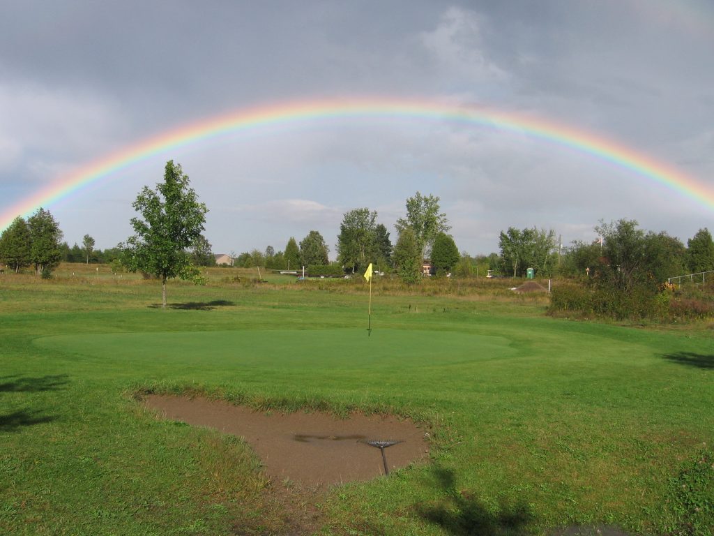 Rainbow over the 8th Green
